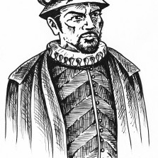 Matouš Augustin Lejský byl kardinálovým správcem panství a obyvatelem žďárské tvrze. Ilustrace: Kamila Dvořáková
