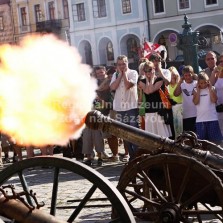 Střelba z děla. Foto: Archiv Flambergu