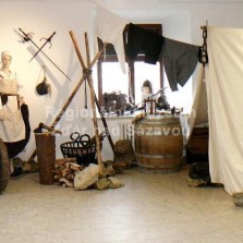 Výstava se zbraněmi, zbrojí a kostýmy, které Flamberg používá při vystoupeních. Foto: Kamila Dvořáková
