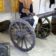 Dělo Mansfeld (zmenšený model). Foto: Kamila Dvořáková