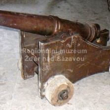 Dělo Nelson, pevnostního či lodního typu (zmenšený model). Foto: Kamila Dvořáková