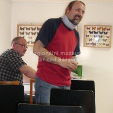 Některé zajímavosti doplňovali pracovníci Regionálního muzea Miloslav Lopaur a Pavel Elbl. Foto: Kamila Dvořáková