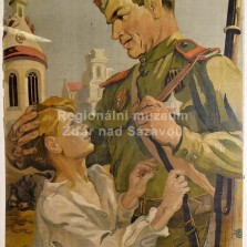 Plakát k osvobození Rudou armádou. (Archiv RM)