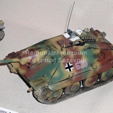 Německý stihač tanků Jugdpanzer tzv. Hetzer. Foto: Kamila Dvořáková