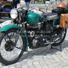 Historická motorka. Foto: Kamila Dvořáková