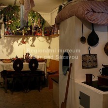 Pohled na svatý kout a pec. Foto: Kamila Dvořáková