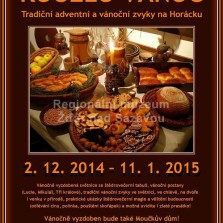 Plakát k výstavě KOUZLO VÁNOC (Kamila Dvořáková)