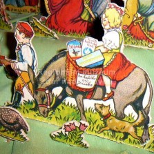 Na kafíčko pro Ježíška - reklamu najdete i na betlémových figurkách. Foto: Kamila Dvořáková