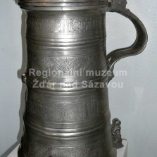 Cechovní korbel (kolem roku 1500). Foto: Kamila Dvořáková