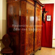 Barokní úřední skříň. Foto: Kamila Dvořáková