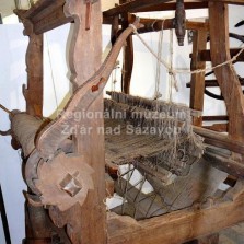 Tkalcovský stav z roku 1832. Foto: Kamila Dvořáková