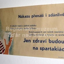 Dobový osvětový plakát. Foto: Kamila Dvořáková
