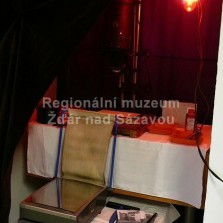 Fotokomora okresního výboru Českého svazu družstevních rolníků (70. a 80. léta 20. stol.). Foto: Kamila Dvořáková