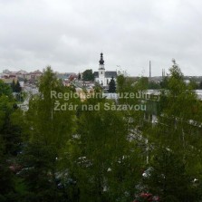 Centrum města Žďáru nad Sázavou s kostelem sv. Prokopa. Foto: Kamila Dvořáková