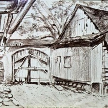 Ukázka prací z dob studií. Foto: Kamila Dvořákováková