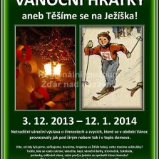 Plakát výstavy Vánoční hrátky (Kamila Dvořáková)