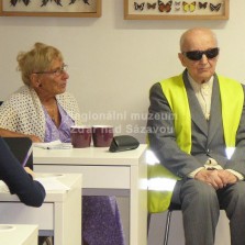 Manželé Holoubkovi - hlasatelé okresního rozhlasového studia v době srpnových událostí 1968. Foto: Kamila Dvořáková