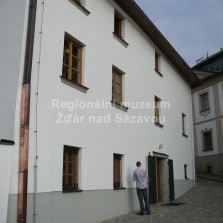 Moučkův dům, nová budova Regionálního muzea města Žďáru nad Sázavou. Foto: Kamila Dvořáková