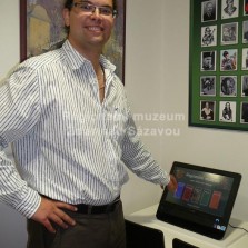 Tvůrce programu dotykových obrazovek Mgr. Michal Šimo. Foto: Kamila Dvořáková