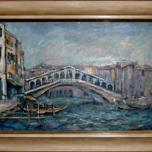 Josef Kosinka - Ponte di Rialto v Benátkách. Foto: Kamila Dvořáková