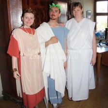 Císař Claudius se svými ženami Messalinou a Agrippinou. Foto: Antonín Zeman