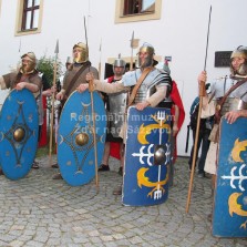 Římští legionáři poté, co nastolili císaře Claudia. Foto: Antonín Zeman