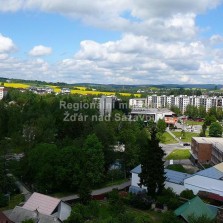 Panorama Žďáru se Zelenou horou. Foto: Kamila Dvořáková
