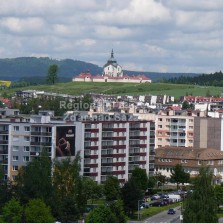Panelové sídliště na Libušíně a Zelená hora. Foto: Kamila Dvořáková