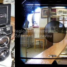 Průhled objektivem zrcadlovky. Foto: Kamila Dvořáková