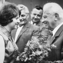 Návštěva prezidenta Ludvíka Svobody ve Žďáře. Foto: Vilém Frendl