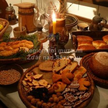 Tradiční horácké štědrovečerní pokrmy. Foto: Kamila Dvořáková