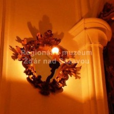 Svíčkami osvětlený interiér v průběhu hradozámecké noci. Foto: Kamila Dvořáková