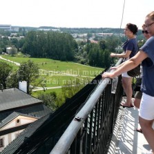 Pohled k faře a na farská humna. Foto: Kamila Dvořáková