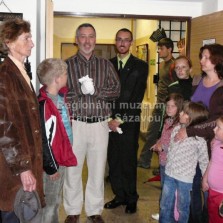 Vedoucí muzea zahajuje muzejní noc. Foto: Kamila Dvořáková