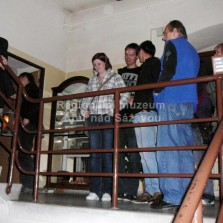 Povídání nad modelem města, zachycujícím stav centra v roce 1850. Foto: Kamila Dvořáková