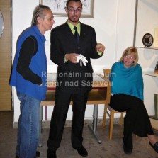 Muzejník a pomocníci po akci. Foto: Kamila Dvořáková