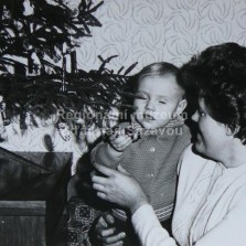 Vánoce ve fotografiích - počátek 70. let 20. stol. Foto: Soukromá sbírka