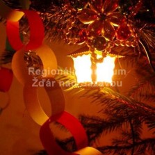 Detail vánočního stromečku. Foto: Kamila Dvořáková