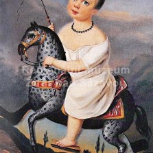 Anton Johann Ferenz: Hugo rytíř von Manner na houpacím koni, 1841. Foto: Archiv RM
