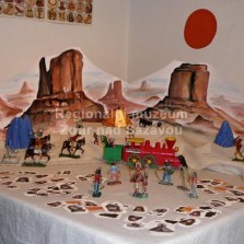 Diorama s Indiány. Foto: Kamila Dvořáková