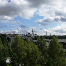 Kostel sv. Prokopa ve Žďáře nad Sázavou a jeho okolí. Foto: Kamila Dvořáková