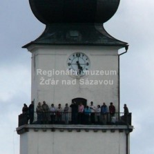 Ochoz věže s návštěvníky. Foto: Kamila Dvořáková