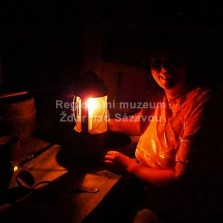 Ukázka dobového osvětlení. Foto: Kamila Dvořáková