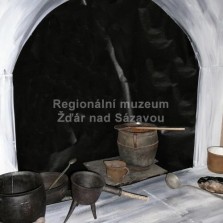 Topeniště v černé kuchyni. Foto: Kamila Dvořáková