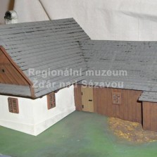 Model horácké chalupy. Foto: Kamila Dvořáková