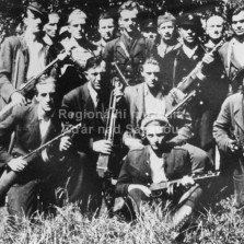 Štáb brigády Mistra Jana Husa. Foto: Archiv RM