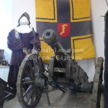 Dělo a dělostřelec. Foto: Kamila Dvořáková