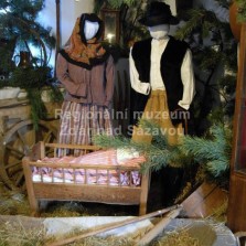 Lidové jesličky v životní velikosti. Foto: Zdeněk Málek