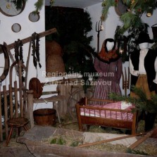 Jesličky ve chlévě. Foto: Kamila Dvořáková