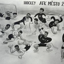Válečné hokejové tablo. Foto: Archiv RM
